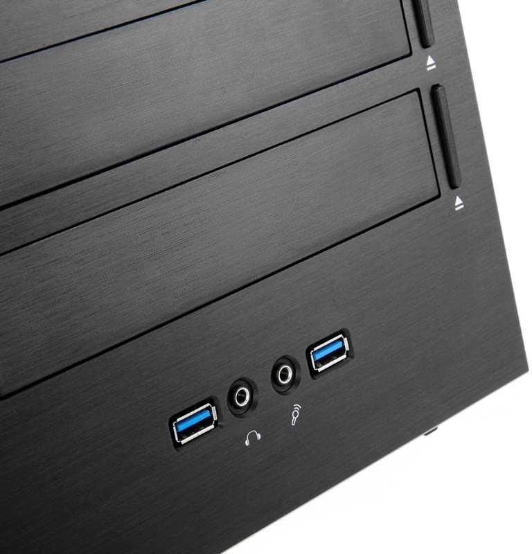 SilverStone SST–GD08B USB 3.0 Grandia Desktop – juoda