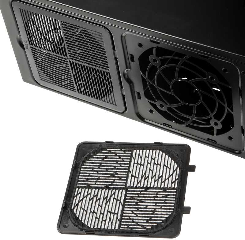 PC korpusas Silverstone SST-GD09B Grandia HTPC ATX, Juodas