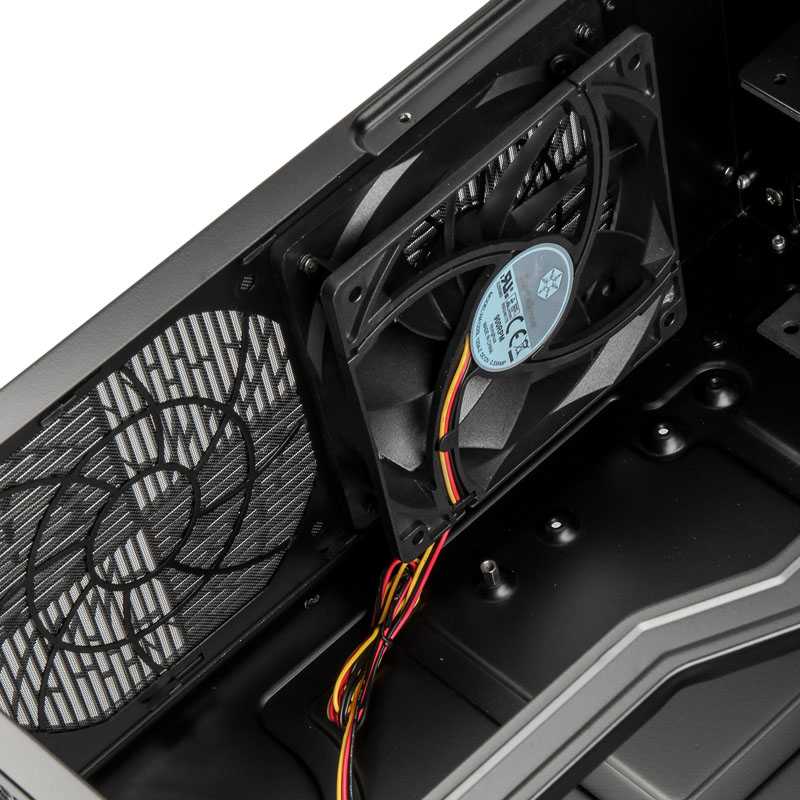 PC korpusas Silverstone SST-GD09B Grandia HTPC ATX, Juodas