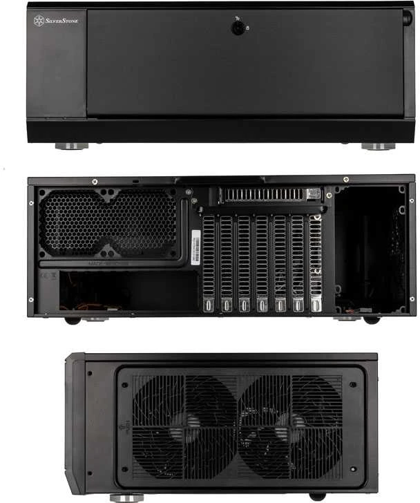 SilverStone SST–GD10B Grandia Desktop – juoda