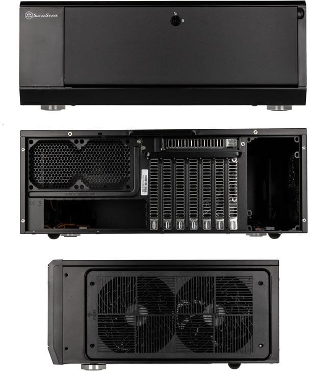 SilverStone SST–GD10B Grandia Desktop – juoda
