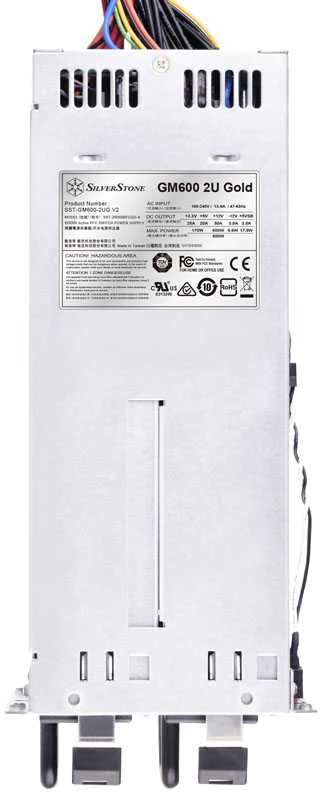 „SilverStone SST-GM600-2UG V2“ atsarginis 2U maitinimo šaltinis – 600 vatų