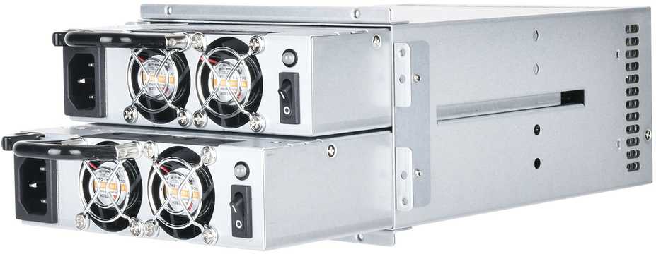 SilverStone SST-GM600-S redundantes Serverpower supply - 2x 600 Watt