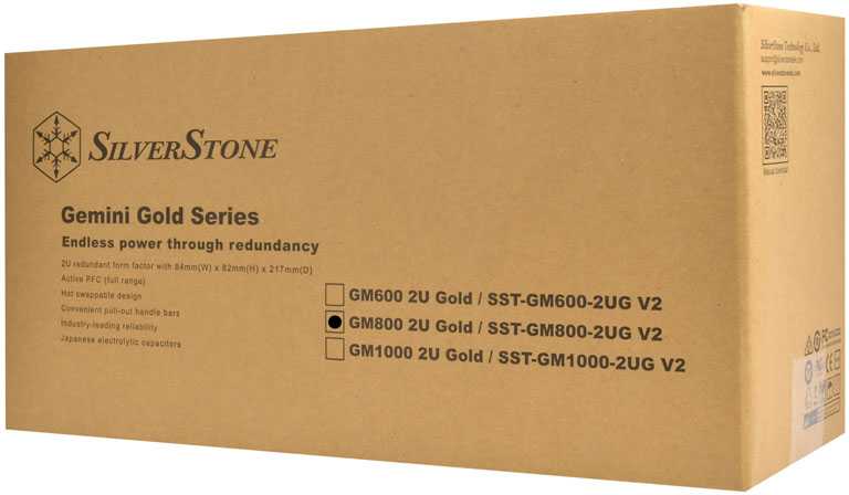 Maitinimo šaltinis SilverStone SST-GM800-2UG V2 800 W (SST-GM800-2UG-V2)