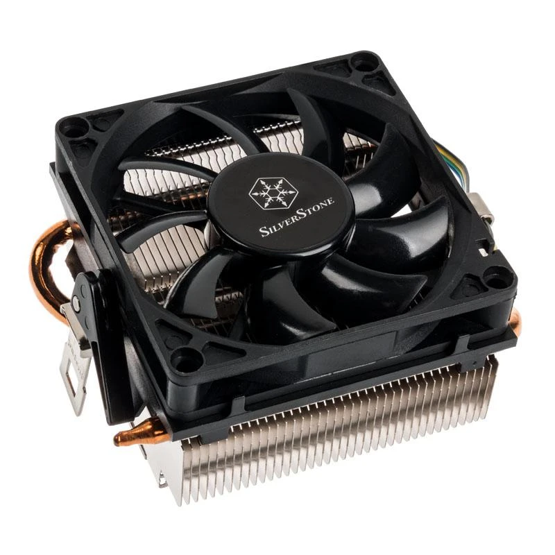 SilverStone SST-KR01 aušintuvas su juodu ventiliatoriumi
