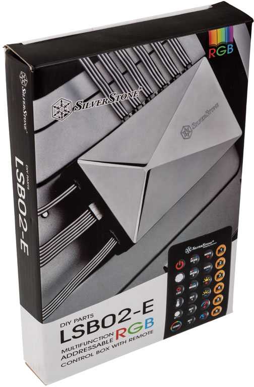 SilverStone RGB ir ventiliatoriaus valdiklis LSB02-E (SST-LSB02-E)