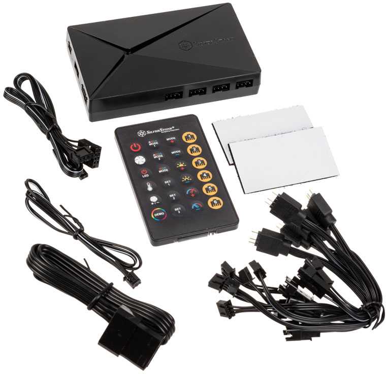 SilverStone RGB ir ventiliatoriaus valdiklis LSB02-E (SST-LSB02-E)