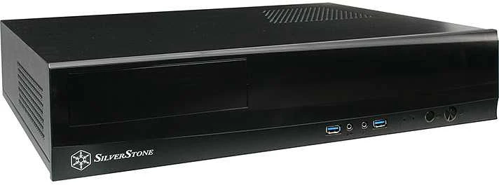 SilverStone Milo 03 Kompiuterio važiuoklė USB 3.0 x2, Mic x1, Spk x1, juodas, Micro ATX, Maitinimo šaltinis Komplekte Ne