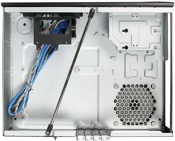 SilverStone Milo 03 Kompiuterio važiuoklė USB 3.0 x2, Mic x1, Spk x1, juodas, Micro ATX, Maitinimo šaltinis Komplekte Ne