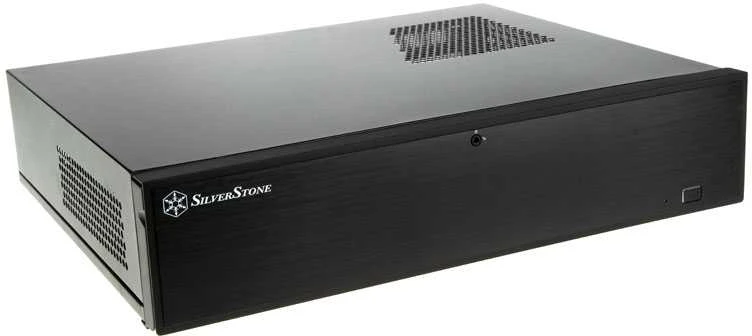 SilverStone Milo 04 Kompiuterio važiuoklė USB 3.0 x 2, Mic x1, Spk x1, Juodas, Micro ATX, Maitinimo šaltinis Komplekte Ne