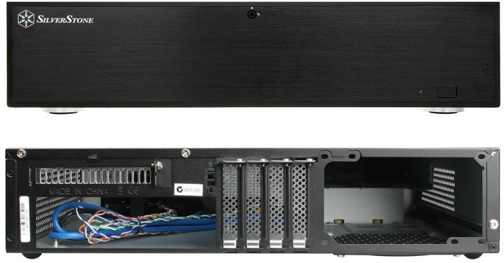 SilverStone Milo 04 Kompiuterio važiuoklė USB 3.0 x 2, Mic x1, Spk x1, Juodas, Micro ATX, Maitinimo šaltinis Komplekte Ne
