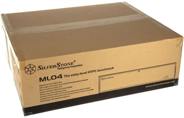 SilverStone Milo 04 Kompiuterio važiuoklė USB 3.0 x 2, Mic x1, Spk x1, Juodas, Micro ATX, Maitinimo šaltinis Komplekte Ne