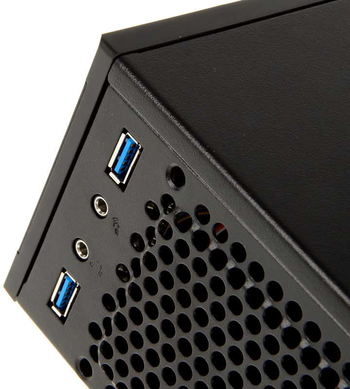 PC korpusas Silverstone Silent SST-ML05B Milo Slim HTPC Mini-ITX, juodas