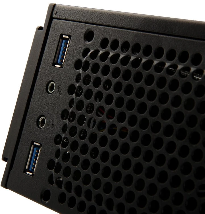 SilverStone Milo 06B USB 3.0 x 2, Mic x1, Spk x1, Juodas, ITX, Maitinimo šaltinis nėra