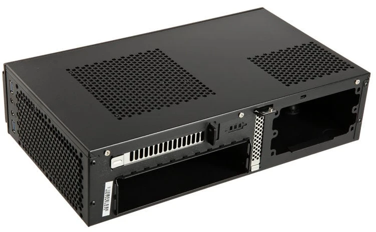 SilverStone Milo 06B USB 3.0 x 2, Mic x1, Spk x1, Juodas, ITX, Maitinimo šaltinis nėra