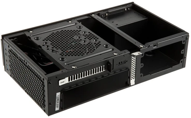 SilverStone Milo 06B USB 3.0 x 2, Mic x1, Spk x1, Juodas, ITX, Maitinimo šaltinis nėra