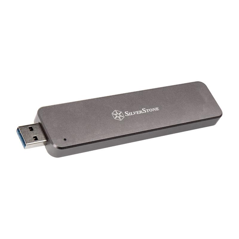 Kištukinis SilverStone M.2 SATA raktas B - USB 3.2 Gen 2 MS09 (SST- MS09C)