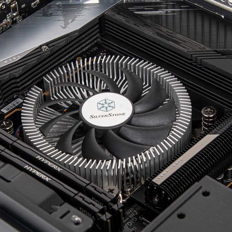 „SilverStone SST–NT07–1700“ žemo profilio procesoriaus aušintuvas