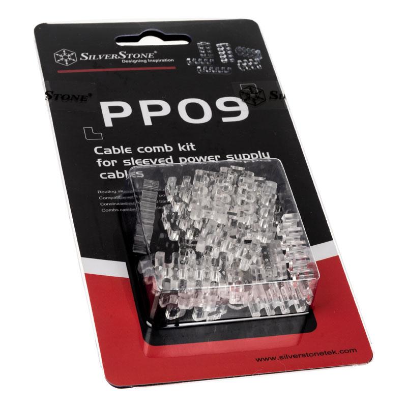 SilverStone SST-PP09, cable comb set, transparent