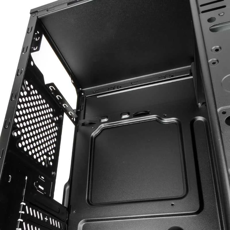 PC korpusas Silverstone Silent SST-PS13B Precision Midi Tower ATX,window, Juodas