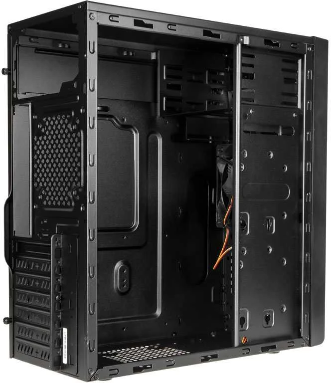 PC korpusas Silverstone Silent SST-PS13B Precision Midi Tower ATX,window, Juodas
