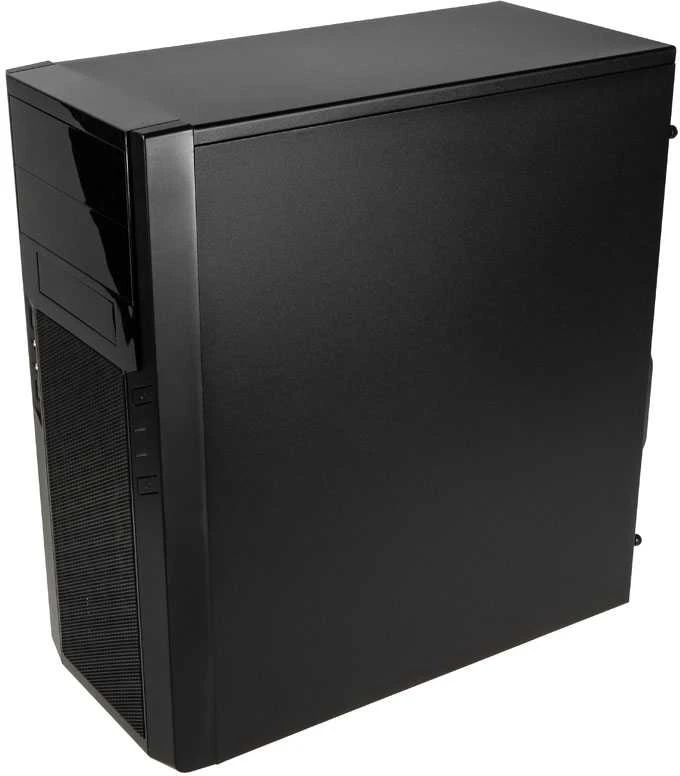 PC korpusas Silverstone Silent SST-PS13B Precision Midi Tower ATX,window, Juodas