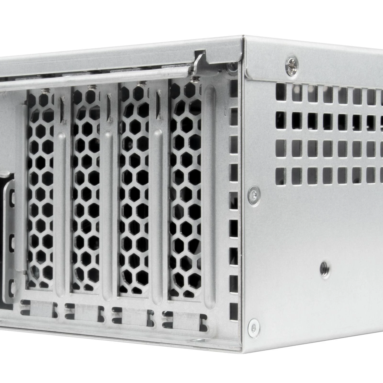 „SilverStone SST-RM23-502-MINI“ – montuojamas ant stovo, serverio korpusas, 2U, „Micro-ATX“ – juodas
