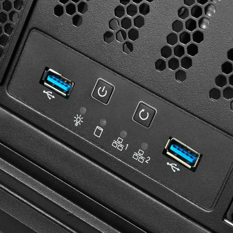 Rackmount „SilverStone SST–RM400“ stovo montuojamas serveris – 4U