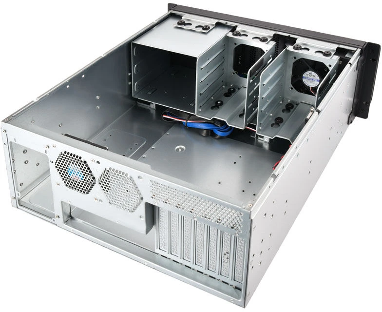 Rackmount „SilverStone SST–RM400“ stovo montuojamas serveris – 4U