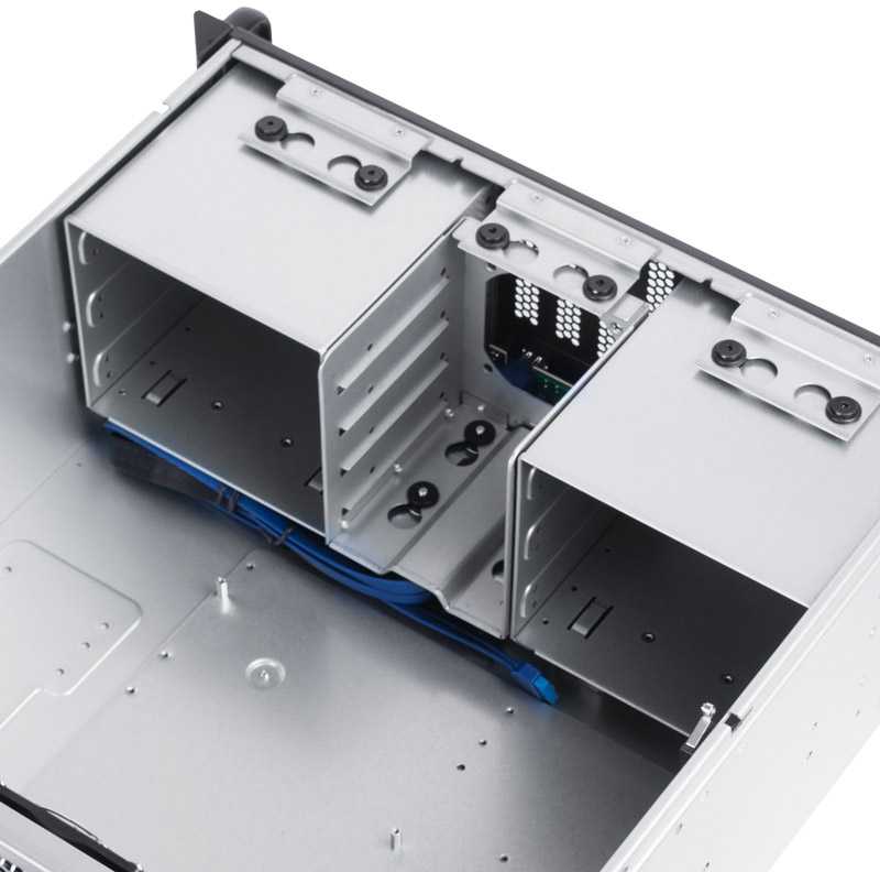 SilverStone SST-RM41-506 Rackmount Server - 4U - juodas