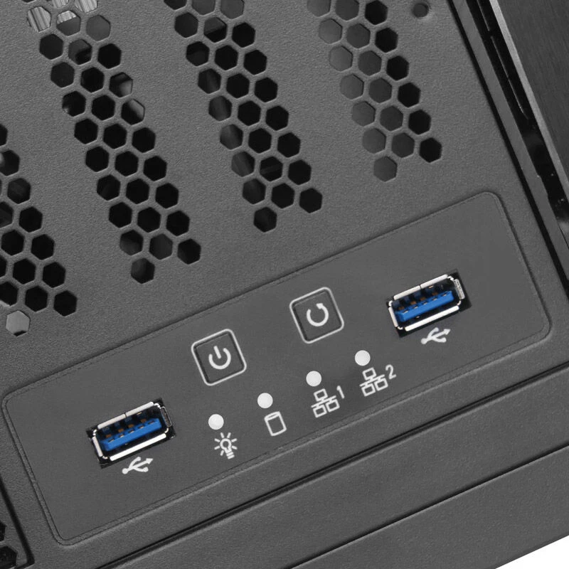 SilverStone SST-RM41-506 Rackmount Server - 4U - juodas