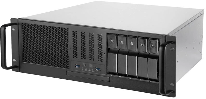 Rackmount SilverStone SST–RM41–H08 – 4U stovo montuojamas serveris