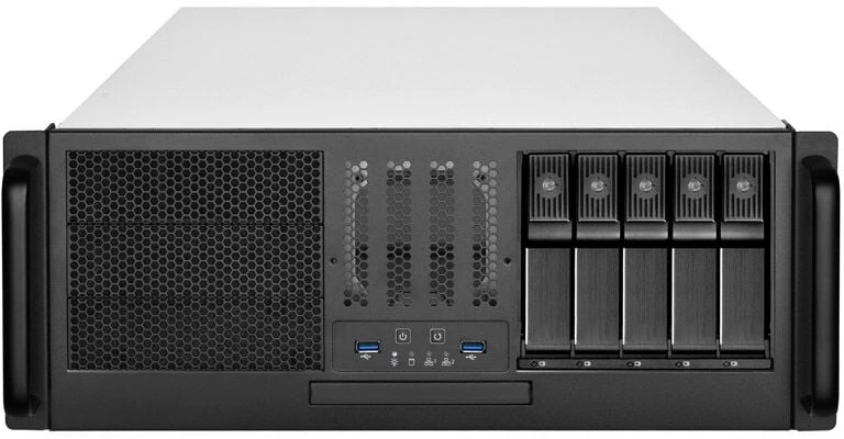 Rackmount SilverStone SST–RM41–H08 – 4U stovo montuojamas serveris