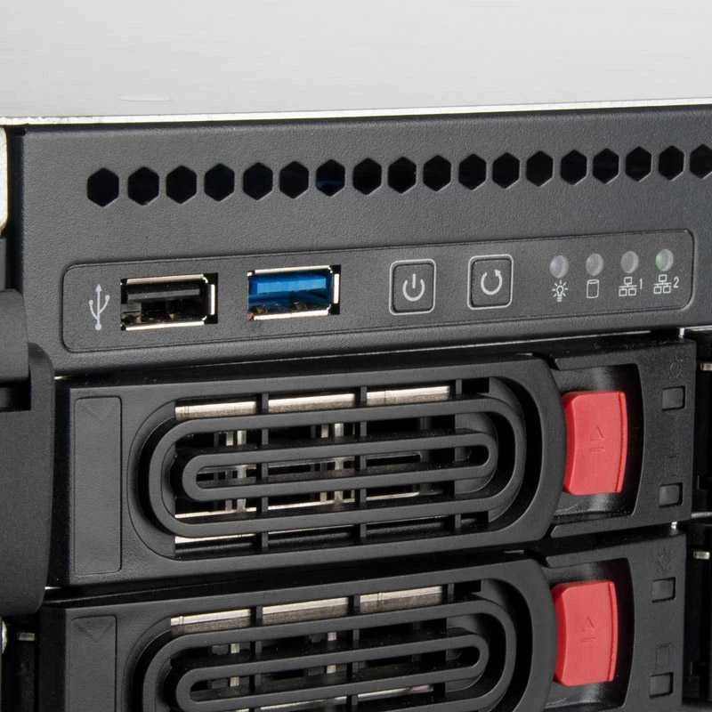 Rackmount „SilverStone SST–RM43–320–RS“ stovo montuojamas serveris