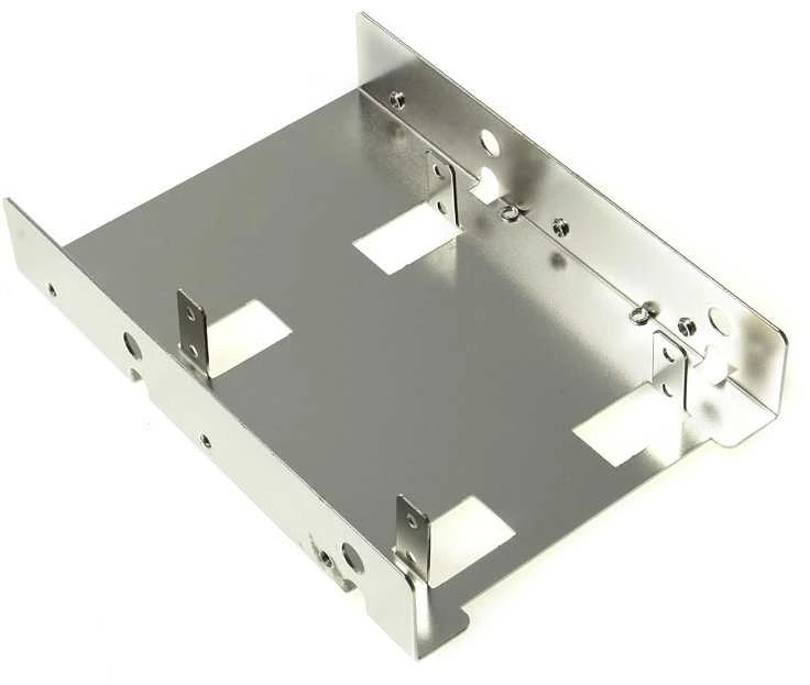 „SilverStone SST-SDP08“ lizdo keitiklis iš 3,5 į 2 x 2,5 colio