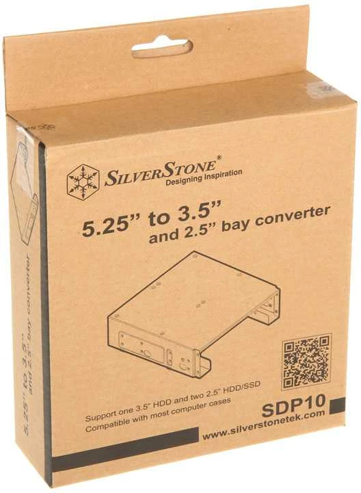 SilverStone Adapteris 5.25 na 3.25 i 2x2.5 cala SST-SDP10B