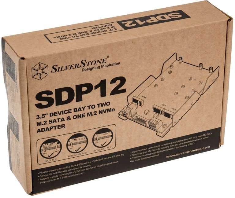 SilverStone Silverstone technologijos SST-SDP12 kišenė