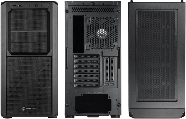 SilverStone SST-SED1-B Seta D1 Mid Tower - Juodas