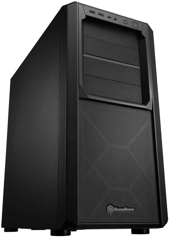 SilverStone SST-SED1-B Seta D1 Mid Tower - Juodas