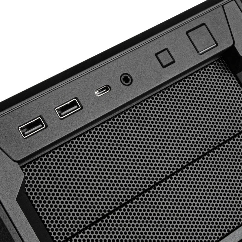 SilverStone SST-SED1-B Seta D1 Mid Tower - Juodas