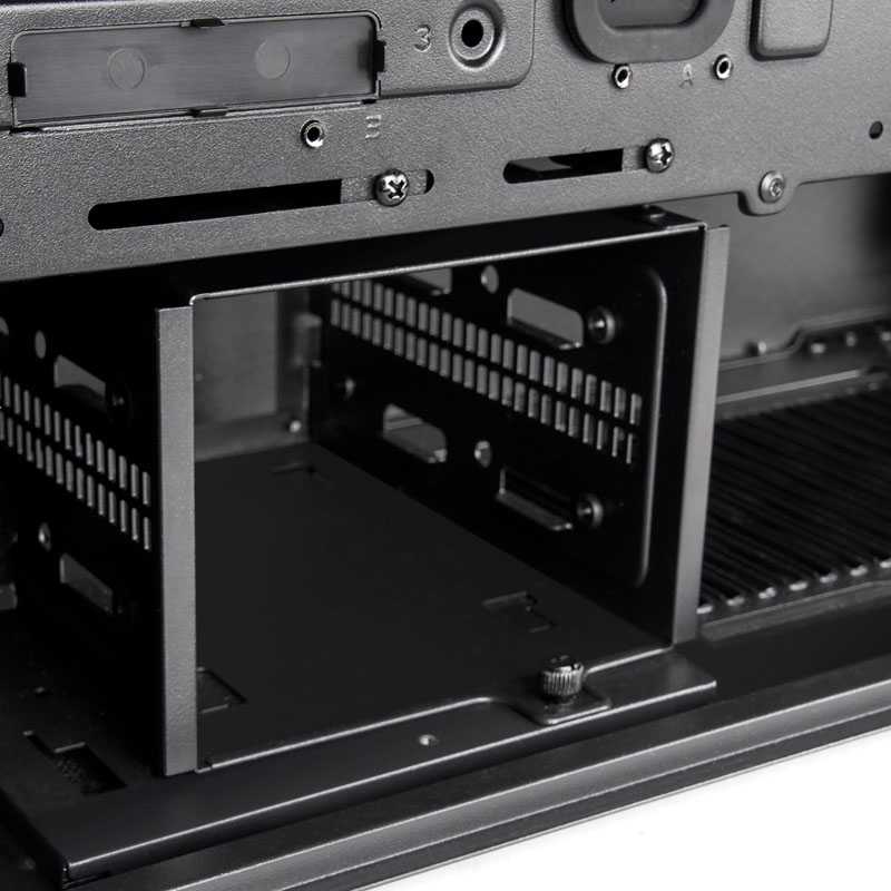 SilverStone SST-SED1-B Seta D1 Mid Tower - Juodas