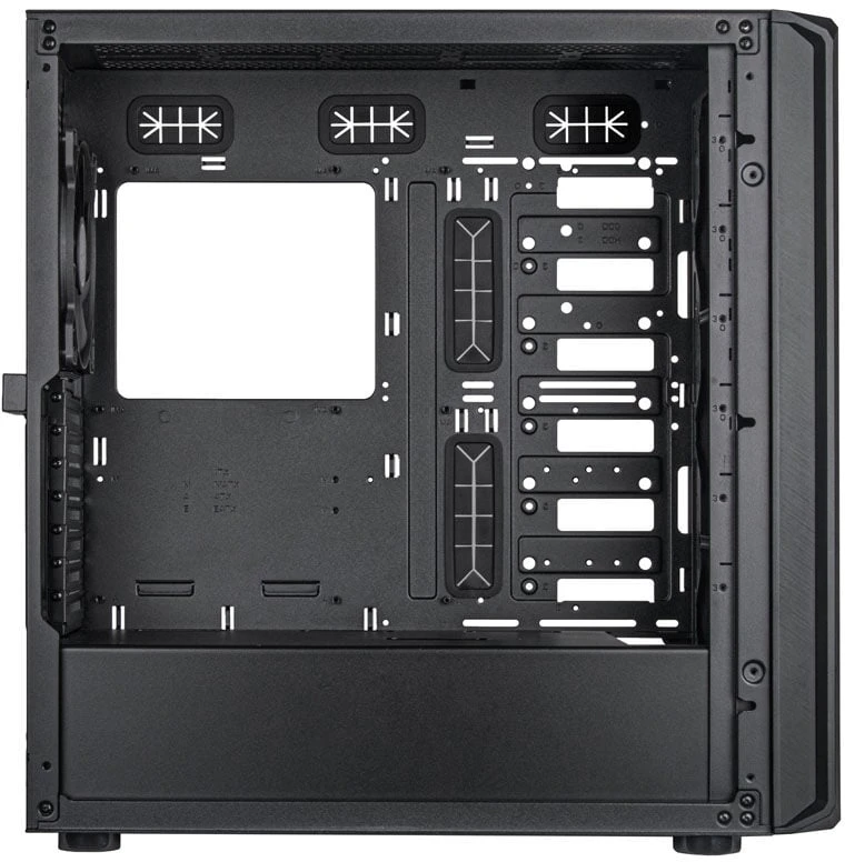 SilverStone SST-SED1-B Seta D1 Mid Tower - Juodas