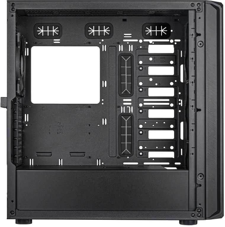SilverStone SST-SED1-B Seta D1 Mid Tower - Juodas