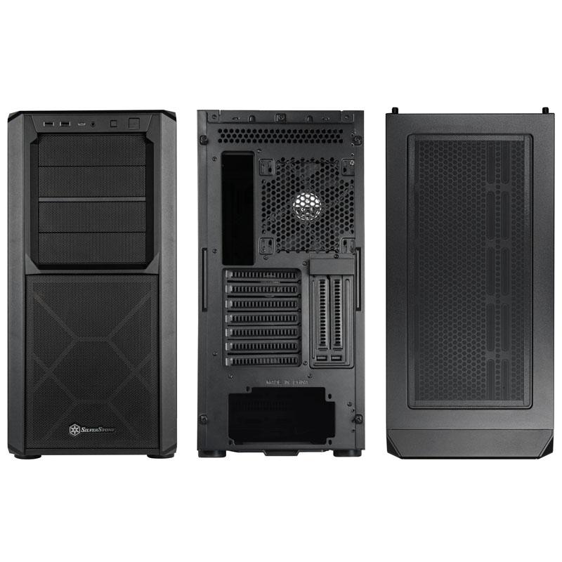SilverStone SST-SED1-B Seta D1 Mid Tower - Juodas
