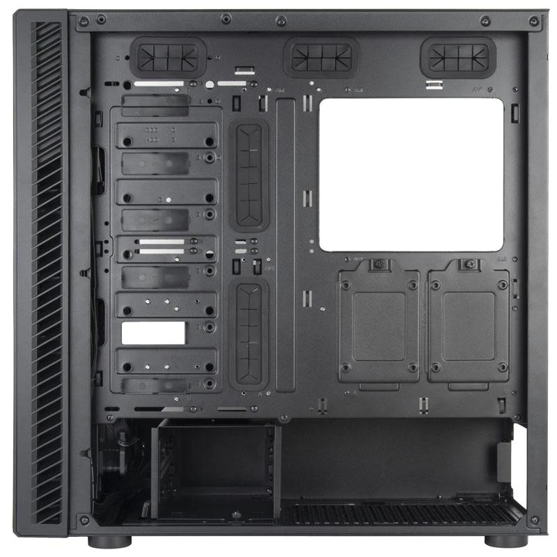 „SilverStone SST–SEQ1B SETA Q1 Midi–Tower“ – juoda