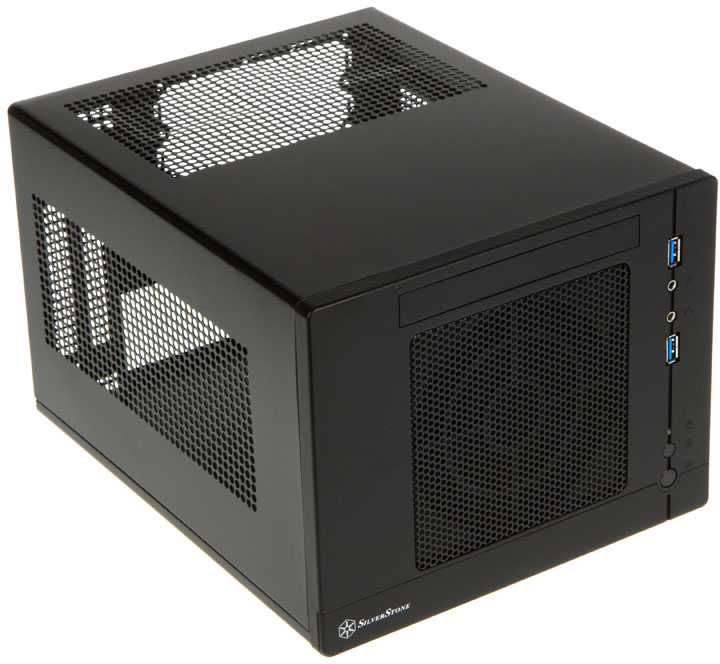 SilverStone Sugo 05 Kompiuterio važiuoklė USB 3.0 x2, Mic x1, Spk x1, juodas, SFF, Maitinimo šaltinis yra Ne