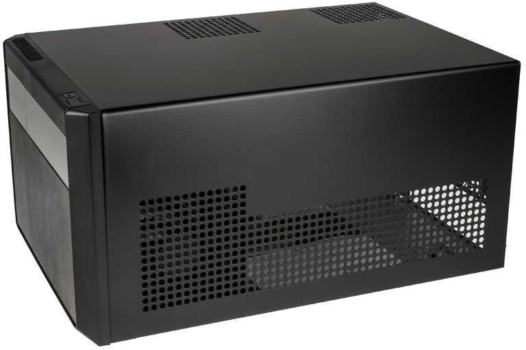 PC korpusas Silverstone Cube SST-SG11B Sugo Micro ATX, juodas