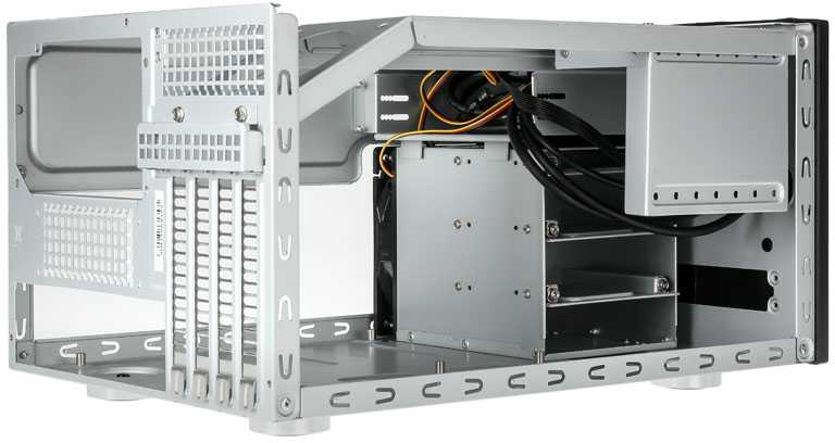 PC korpusas Silverstone Cube SST-SG11B Sugo Micro ATX, juodas