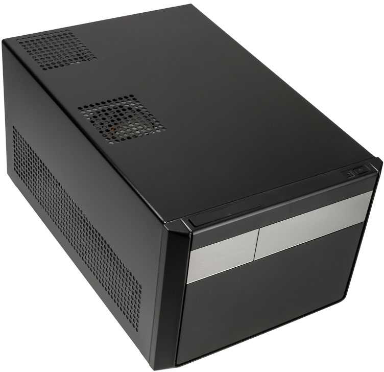 PC korpusas Silverstone Cube SST-SG11B Sugo Micro ATX, juodas