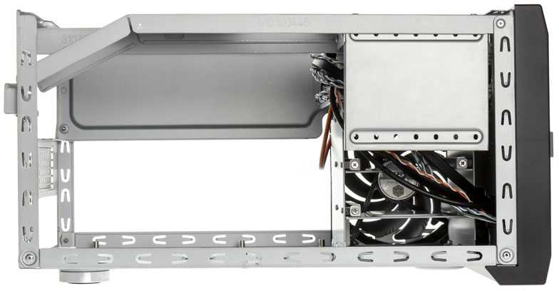 PC korpusas Silverstone Cube SST-SG12B Sugo Micro ATX, juodas